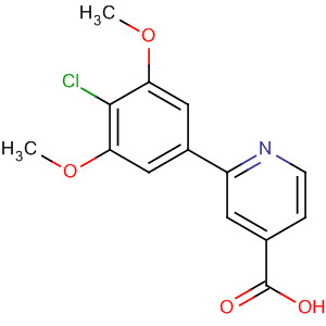 427886-23-5  4-Pyridinecarboxylic acid, 2-(4-chloro-3,5-dimethoxyphenyl)-