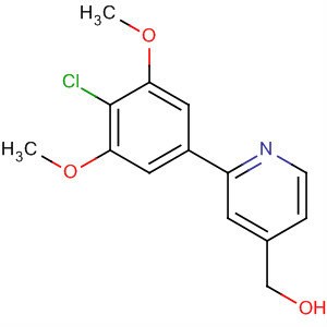 427886-24-6  4-Pyridinemethanol, 2-(4-chloro-3,5-dimethoxyphenyl)-