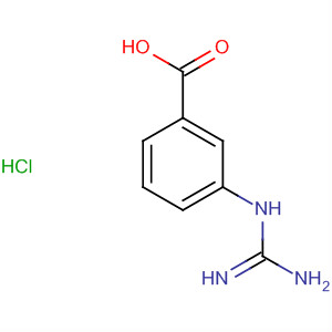 42823-33-6  Benzoic acid, 3-[(aminoiminomethyl)amino]-, monohydrochloride