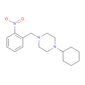 428504-21-6  Piperazine, 1-cyclohexyl-4-[(2-nitrophenyl)methyl]-
