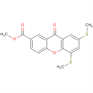 42878-84-2  9H-Xanthene-2-carboxylic acid, 5,7-bis(methylthio)-9-oxo-, methyl ester