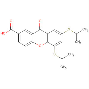 42878-85-3  9H-Xanthene-2-carboxylic acid, 5,7-bis[(1-methylethyl)thio]-9-oxo-