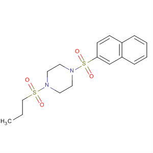 428852-79-3  Piperazine, 1-(2-naphthalenylsulfonyl)-4-(propylsulfonyl)-