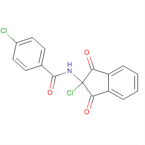 42913-58-6  Benzamide, 4-chloro-N-(2-chloro-2,3-dihydro-1,3-dioxo-1H-inden-2-yl)-