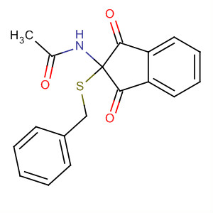 42913-69-9  Acetamide,N-[2,3-dihydro-1,3-dioxo-2-[(phenylmethyl)thio]-1H-inden-2-yl]-