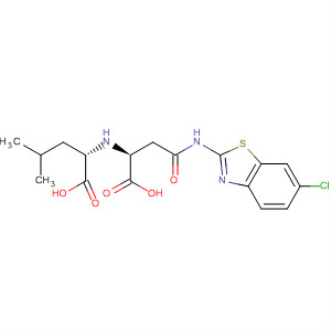 429661-66-5  L-Leucine,N-[(1S)-1-carboxy-3-[(6-chloro-2-benzothiazolyl)amino]-3-oxopropyl]-