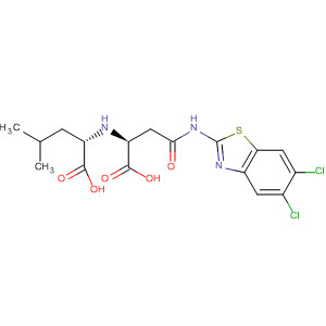 429661-71-2  L-Leucine,N-[(1S)-1-carboxy-3-[(5,6-dichloro-2-benzothiazolyl)amino]-3-oxopropyl]-
