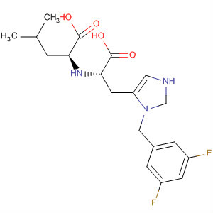 429661-99-4  L-Histidine,N-[(1S)-1-carboxy-3-methylbutyl]-3-[(3,5-difluorophenyl)methyl]-