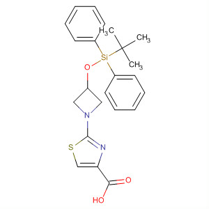 429666-56-8  4-Thiazolecarboxylic acid,2-[3-[[(1,1-dimethylethyl)diphenylsilyl]oxy]-1-azetidinyl]-