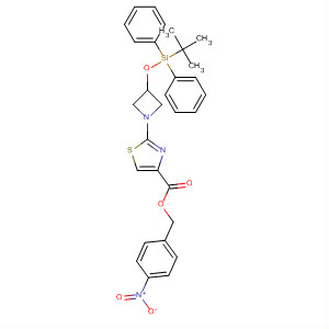 429666-57-9  4-Thiazolecarboxylic acid,2-[3-[[(1,1-dimethylethyl)diphenylsilyl]oxy]-1-azetidinyl]-,(4-nitrophenyl)methyl ester