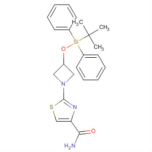 429666-64-8  4-Thiazolecarboxamide,2-[3-[[(1,1-dimethylethyl)diphenylsilyl]oxy]-1-azetidinyl]-