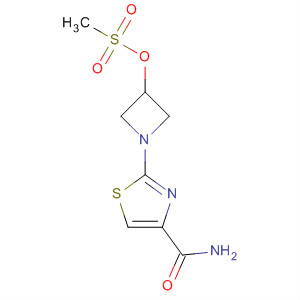 429666-68-2  4-Thiazolecarboxamide, 2-[3-[(methylsulfonyl)oxy]-1-azetidinyl]-
