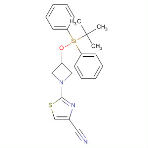 429666-72-8  4-Thiazolecarbonitrile,2-[3-[[(1,1-dimethylethyl)diphenylsilyl]oxy]-1-azetidinyl]-