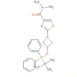 429666-88-6  4-Thiazolecarboxamide,2-[3-[[(1,1-dimethylethyl)diphenylsilyl]oxy]-1-azetidinyl]-N,N-dimethyl-