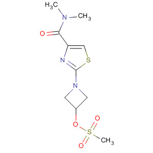 429666-92-2  4-Thiazolecarboxamide,N,N-dimethyl-2-[3-[(methylsulfonyl)oxy]-1-azetidinyl]-