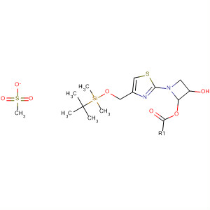 429667-40-3  3-Azetidinol,1-[4-[[[(1,1-dimethylethyl)dimethylsilyl]oxy]methyl]-2-thiazolyl]-,methanesulfonate (ester)