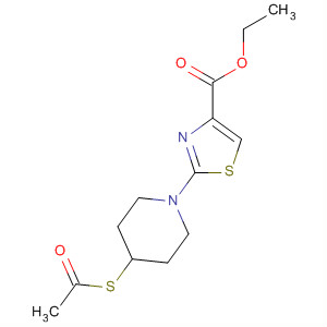 429667-42-5  4-Thiazolecarboxylic acid, 2-[4-(acetylthio)-1-piperidinyl]-, ethyl ester