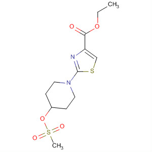429667-47-0  4-Thiazolecarboxylic acid, 2-[4-[(methylsulfonyl)oxy]-1-piperidinyl]-, ethylester