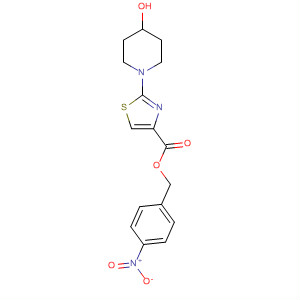 429667-57-2  4-Thiazolecarboxylic acid, 2-(4-hydroxy-1-piperidinyl)-,(4-nitrophenyl)methyl ester