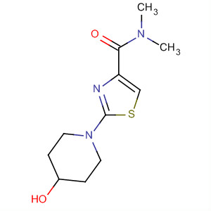 429667-79-8  4-Thiazolecarboxamide, 2-(4-hydroxy-1-piperidinyl)-N,N-dimethyl-