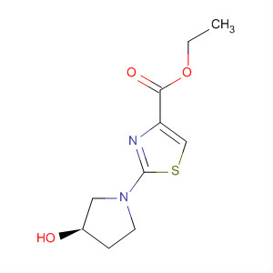 429667-84-5  4-Thiazolecarboxylic acid, 2-[(3R)-3-hydroxy-1-pyrrolidinyl]-, ethyl ester