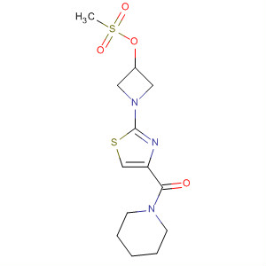429668-79-1  Piperidine,1-[[2-[3-[(methylsulfonyl)oxy]-1-azetidinyl]-4-thiazolyl]carbonyl]-