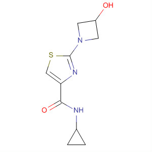 429668-85-9  4-Thiazolecarboxamide, N-cyclopropyl-2-(3-hydroxy-1-azetidinyl)-