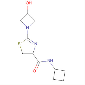 429668-93-9  4-Thiazolecarboxamide, N-cyclobutyl-2-(3-hydroxy-1-azetidinyl)-
