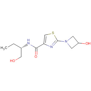 429669-43-2  4-Thiazolecarboxamide,2-(3-hydroxy-1-azetidinyl)-N-[(1S)-1-(hydroxymethyl)propyl]-