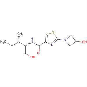 429669-98-7  4-Thiazolecarboxamide,2-(3-hydroxy-1-azetidinyl)-N-[(1S,2S)-1-(hydroxymethyl)-2-methylbutyl]-