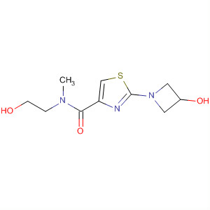 429670-28-0  4-Thiazolecarboxamide,2-(3-hydroxy-1-azetidinyl)-N-(2-hydroxyethyl)-N-methyl-