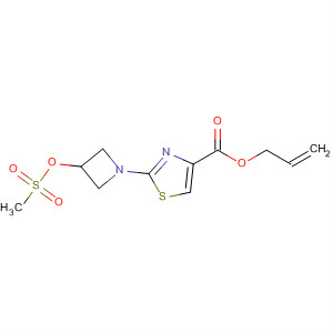 429670-40-6  4-Thiazolecarboxylic acid, 2-[3-[(methylsulfonyl)oxy]-1-azetidinyl]-,2-propenyl ester