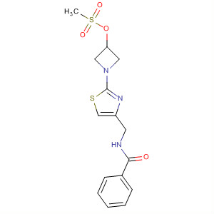 429672-71-9  Benzamide,N-[[2-[3-[(methylsulfonyl)oxy]-1-azetidinyl]-4-thiazolyl]methyl]-
