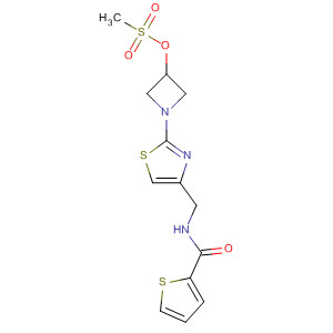 429672-82-2  2-Thiophencarboxamid,N-[[2-[3-[(methylsulfonyl)oxy]-1-azetidinyl]-4-thiazolyl]methyl]-