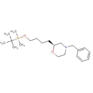 429687-48-9  Morpholine,2-[4-[[(1,1-dimethylethyl)dimethylsilyl]oxy]butyl]-4-(phenylmethyl)-, (2S)-