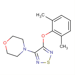 430436-28-5  Morpholine, 4-[4-(2,6-dimethylphenoxy)-1,2,5-thiadiazol-3-yl]-