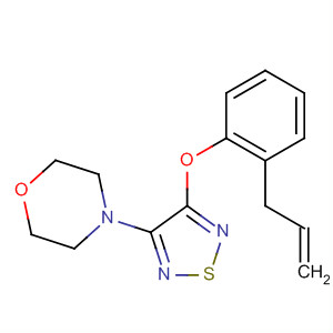 430436-29-6  Morpholine, 4-[4-[2-(2-propenyl)phenoxy]-1,2,5-thiadiazol-3-yl]-