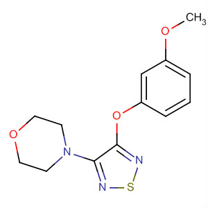 430436-30-9  Morpholine, 4-[4-(3-methoxyphenoxy)-1,2,5-thiadiazol-3-yl]-