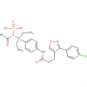 430529-70-7  Phosphonic acid,[[4-[[3-[3-(4-chlorophenyl)-4-isoxazolyl]-1-oxopropyl]amino]phenyl]methyl]-, diethyl ester