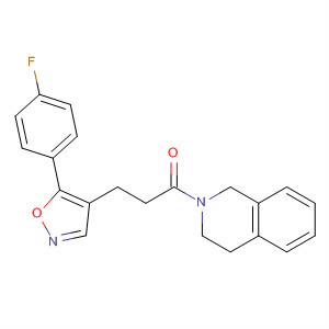 430531-74-1  Isoquinoline,2-[3-[5-(4-fluorophenyl)-4-isoxazolyl]-1-oxopropyl]-1,2,3,4-tetrahydro-