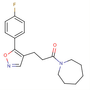 430532-61-9  1H-Azepine,1-[3-[5-(4-fluorophenyl)-4-isoxazolyl]-1-oxopropyl]hexahydro-