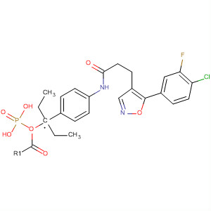 430534-12-6  Phosphonic acid,[[4-[[3-[5-(4-chloro-3-fluorophenyl)-4-isoxazolyl]-1-oxopropyl]amino]phenyl]methyl]-, diethyl ester