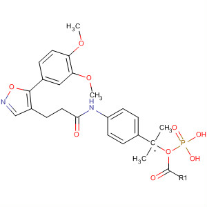 430534-16-0  Phosphonic acid,[[4-[[3-[5-(3,4-dimethoxyphenyl)-4-isoxazolyl]-1-oxopropyl]amino]phenyl]methyl]-, dimethyl ester