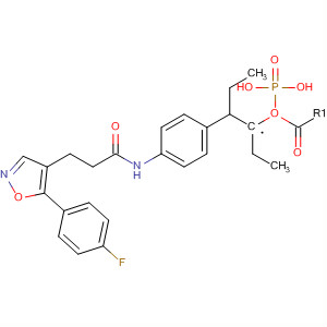 430534-49-9  Phosphonic acid,[2-[4-[[3-[5-(4-fluorophenyl)-4-isoxazolyl]-1-oxopropyl]amino]phenyl]ethyl]-, diethyl ester