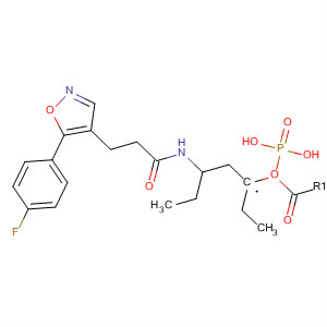 430534-52-4  Phosphonic acid,[3-[[3-[5-(4-fluorophenyl)-4-isoxazolyl]-1-oxopropyl]amino]propyl]-,diethyl ester