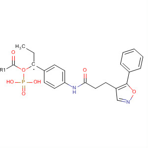 430534-53-5  Phosphonic acid,[[4-[[1-oxo-3-(5-phenyl-4-isoxazolyl)propyl]amino]phenyl]methyl]-,monoethyl ester