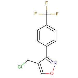 430535-02-7  Isoxazole, 4-(chloromethyl)-3-[4-(trifluoromethyl)phenyl]-