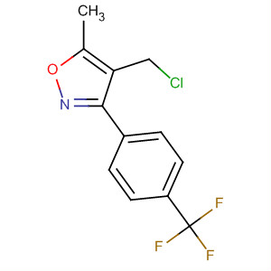 430535-05-0  Isoxazole, 4-(chloromethyl)-5-methyl-3-[4-(trifluoromethyl)phenyl]-