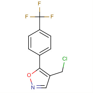430535-07-2  Isoxazole, 4-(chloromethyl)-5-[4-(trifluoromethyl)phenyl]-