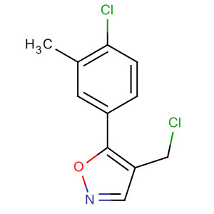 430535-17-4  Isoxazole, 4-(chloromethyl)-5-(4-chloro-3-methylphenyl)-